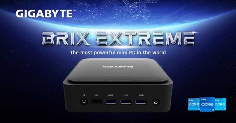 Gigabyte lance le mini PC le plus puissant au monde : le Brix Extreme 1 Gigabyte Lance Le Mini Pc Le Plus Puissant Au Monde
