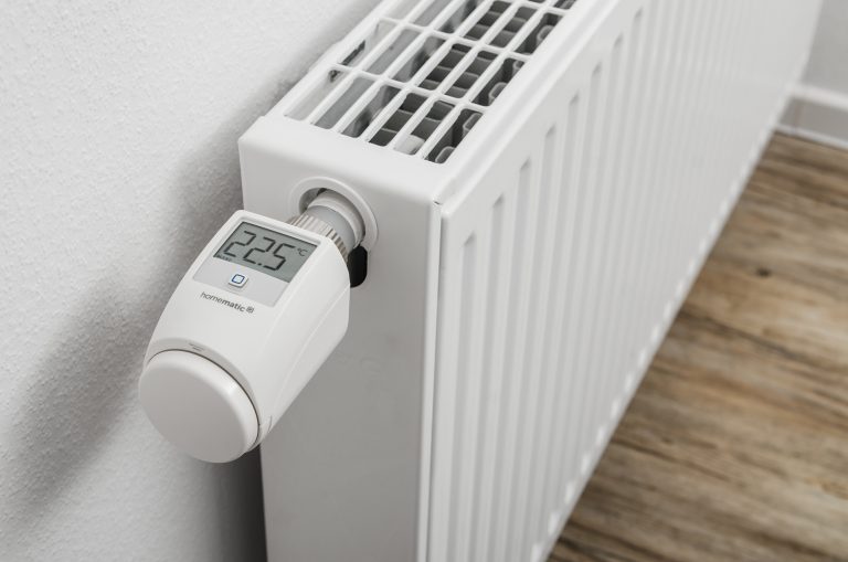 Thermostat de radiateur avec affichage de la température de Homematic