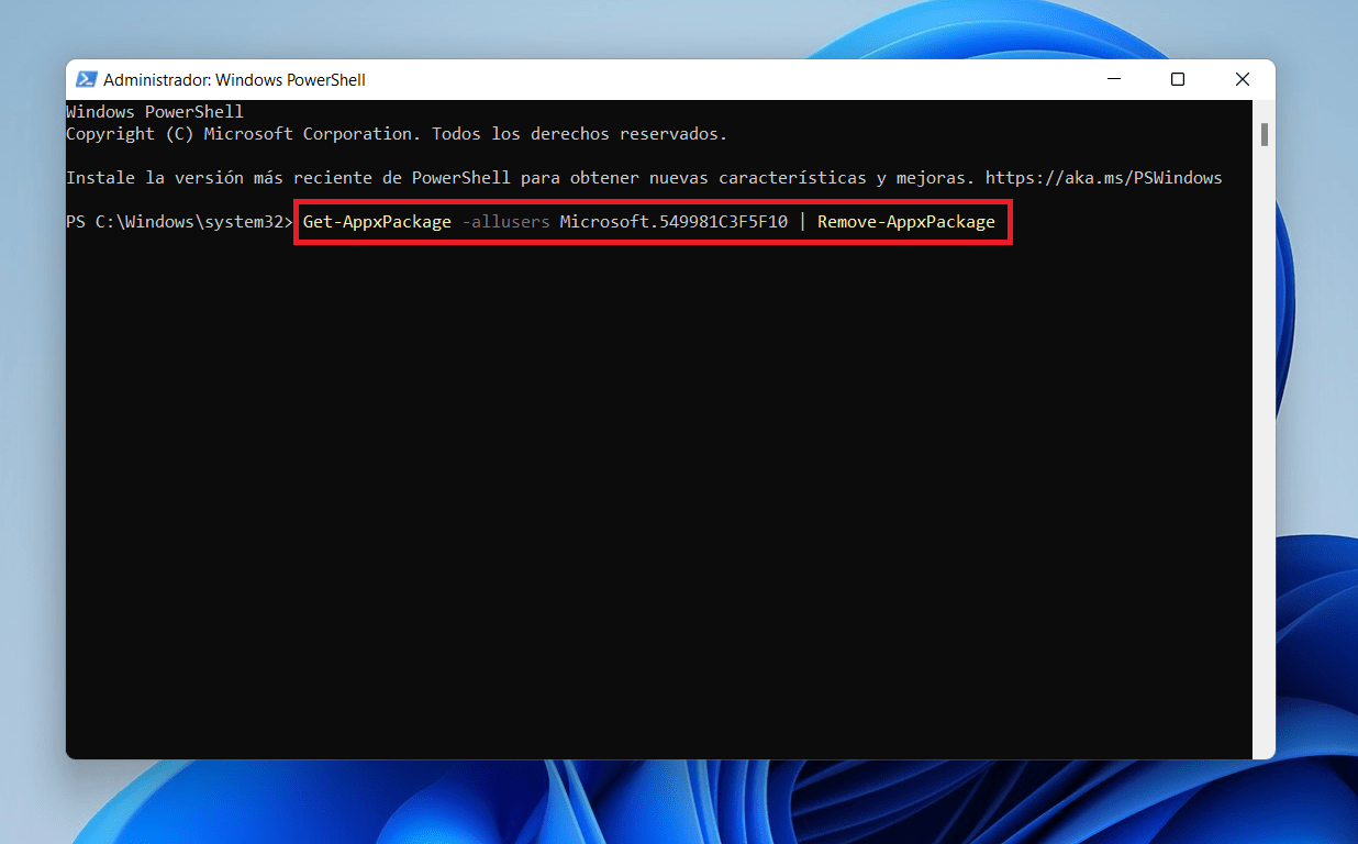 Comment désinstaller Cortana sous Windows 11 et Windows 10 2 Comment desinstaller Cortana sous Windows 11 et Windows 10