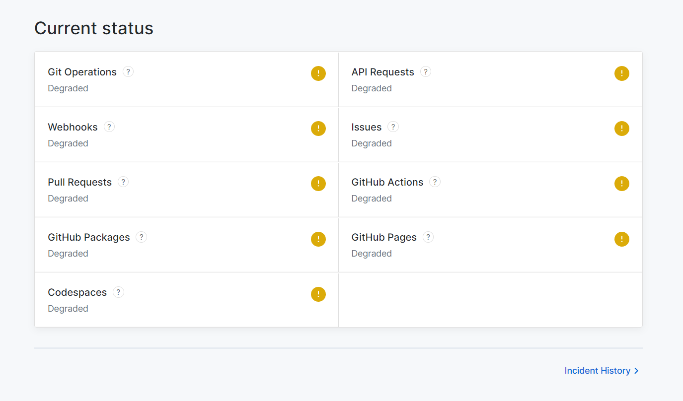 GitHub connaît une panne de service mondiale 2 GitHub en panne dans le monde entier