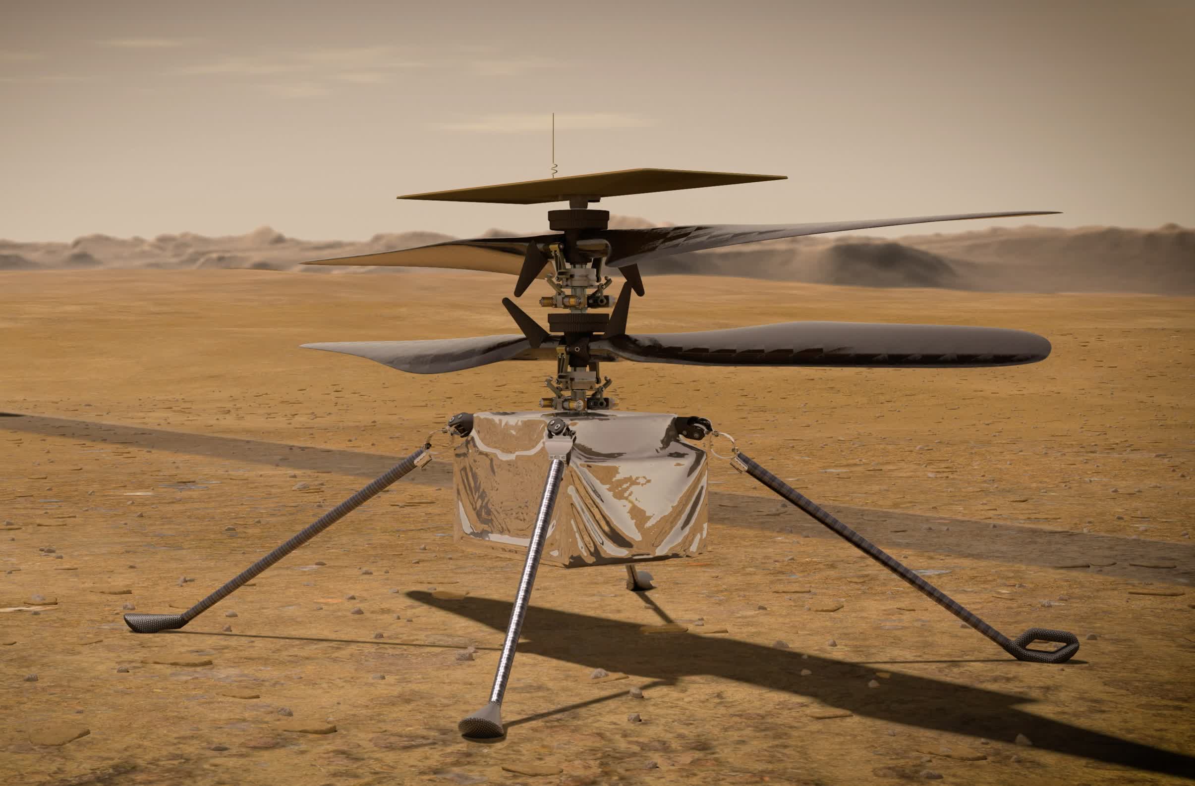 La Nasa Prolonge Les Opérations De L'hélicoptère Ingenuity Mars Jusqu'en