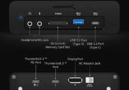 La Nouvelle Station D'accueil Sabrent Comprend Deux Ports Thunderbolt 3,