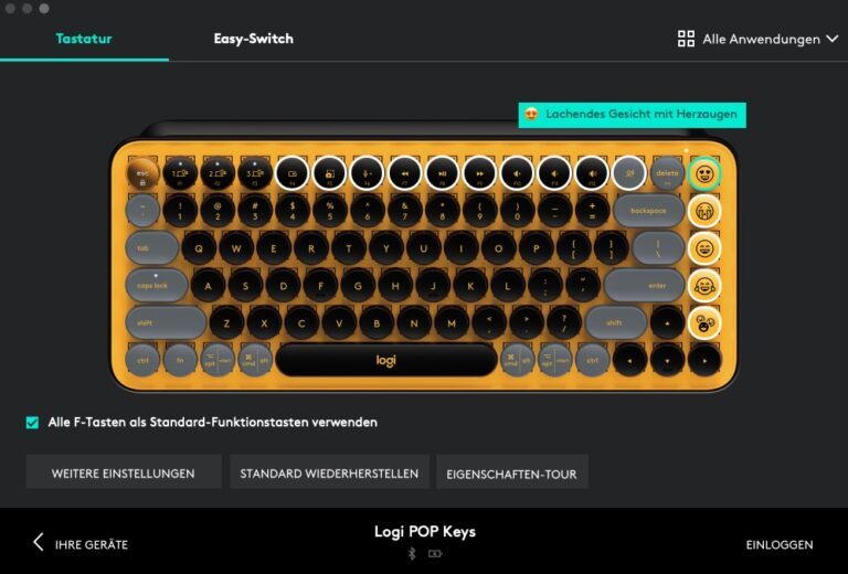 Test du clavier Logitech Pop Keys : Aimeriez-vous les emojis ? 2 Clavier Logitech Pop Keys : Paramètres