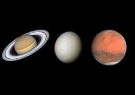 Vénus, Mars Et Saturne Dansent Dans Le Ciel De Mars