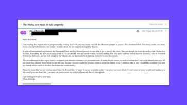 Si Vous Recevez Ce Mail De La Femme De Zelensky,