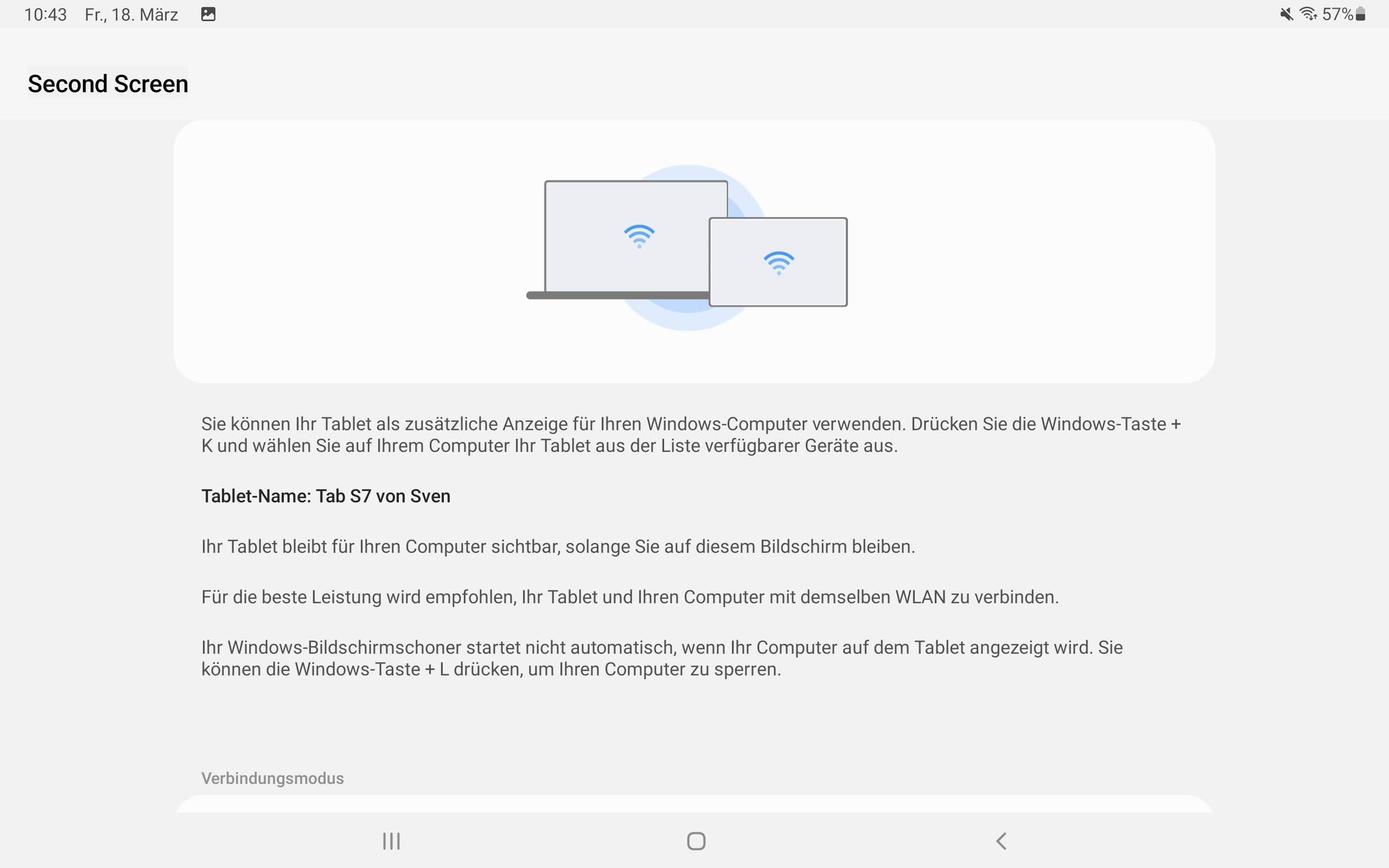 Utiliser la Samsung Galaxy Tab comme deuxième écran : voici comment 6 Expérimentez avec ce qui vous convient le mieux. (Capture d'écran)