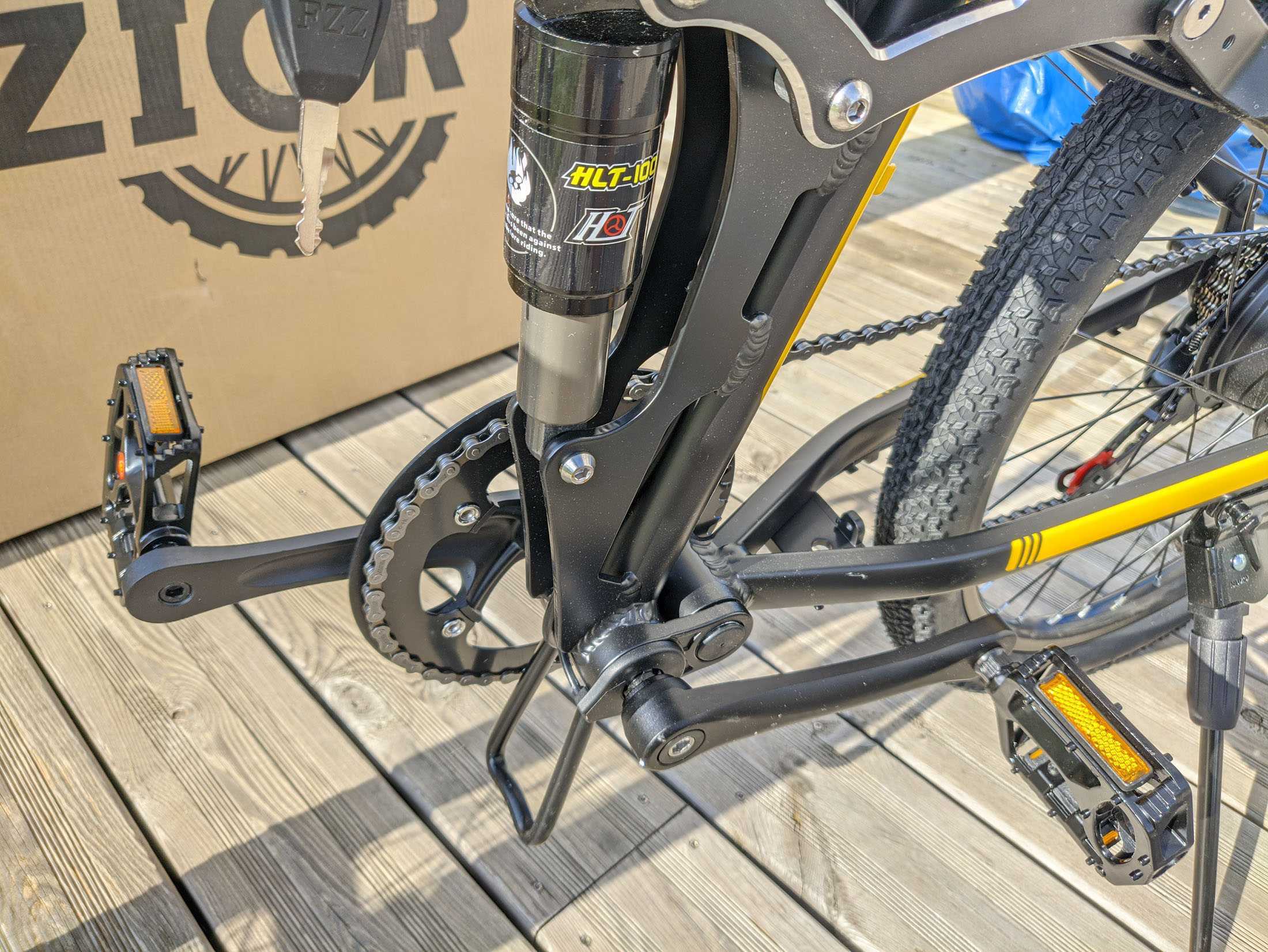 Bezior X500 Pro en TEST: Que vaut ce VTT électrique pliable à 500W (en réduction actuellement) 15 Bezior X500 Pro Test Test Vtt Velo Electrique Gogobest (15)