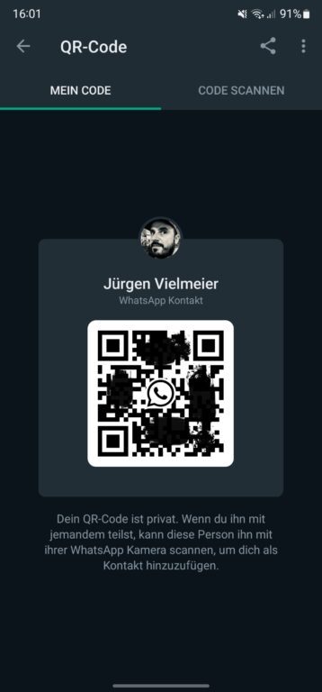 WhatsApp : ajoutez simplement de nouveaux contacts via le code QR 3 1651831239 153 WhatsApp ajoutez simplement de nouveaux contacts via le code