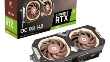 La carte graphique Asus GeForce RTX 3080 équipée de Noctua est officielle 14 La Carte Graphique Asus Geforce Rtx 3080 équipée De Noctua