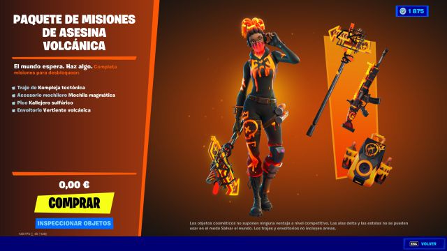 Skin gratuit dans Fortnite: comment obtenir le skin Tectonic Kompleja 3 skin fortnite gratuit kompleja tectonica pack défis missions assassin volcanique pc magasin de jeux épiques
