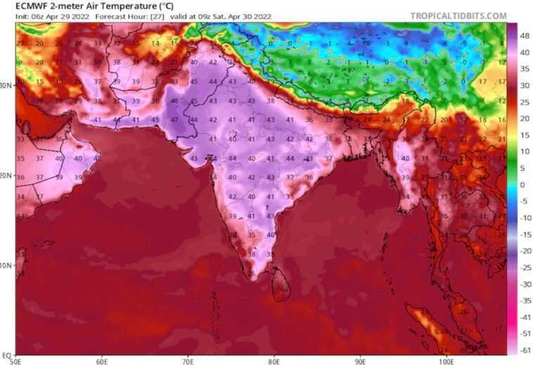 Chaleur record en Inde et au Pakistan, culminant à plus de 45 degrés en raison du changement climatique 1 Chaleur Record En Inde Et Au Pakistan, Culminant à Plus