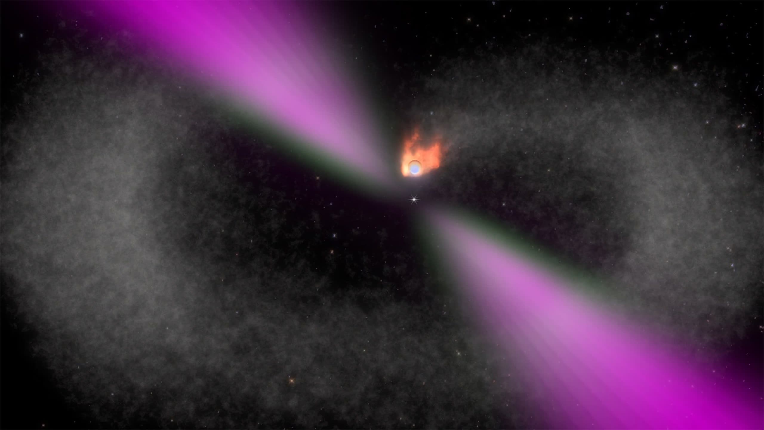Des astronomes decouvrent une etoile a neutrons devorant sa compagne
