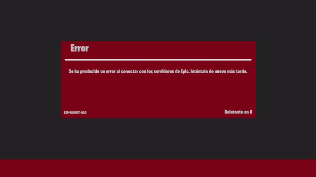 Erreur ESP-BUIMET-003 dans Fortnite : que faire et comment y remédier 2 erreur fortnite esp-buimet-003 comment y remédier