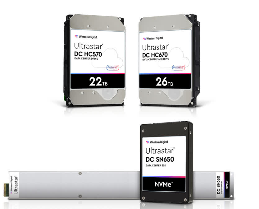 Le prochain disque dur UltraSMR de 26 To de Western Digital pour les centres de données peut stocker un énorme 2,6 To par plateau 3 Le prochain disque dur UltraSMR de 26 To de Western