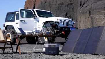 Batterie Voiture Camping Exterieur