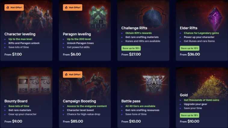 Les comptes Diablo Immortal et les services de mise à niveau sont déjà en vente 1 Les Comptes Diablo Immortal Et Les Services De Mise à