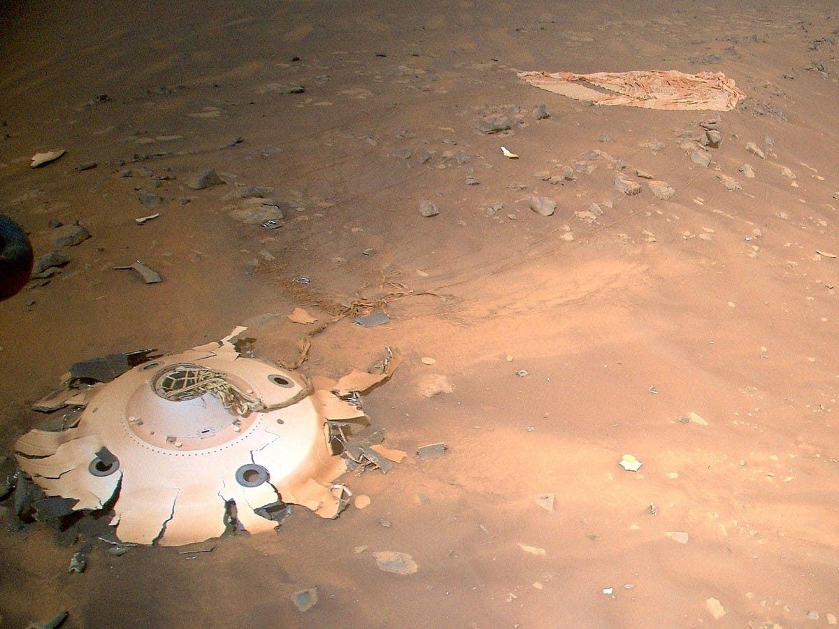 Mars pollué par des déchets humains : nouvelles photos du rover Perseverance de la NASA 3 Crédit : NASA / JPL – Caltech