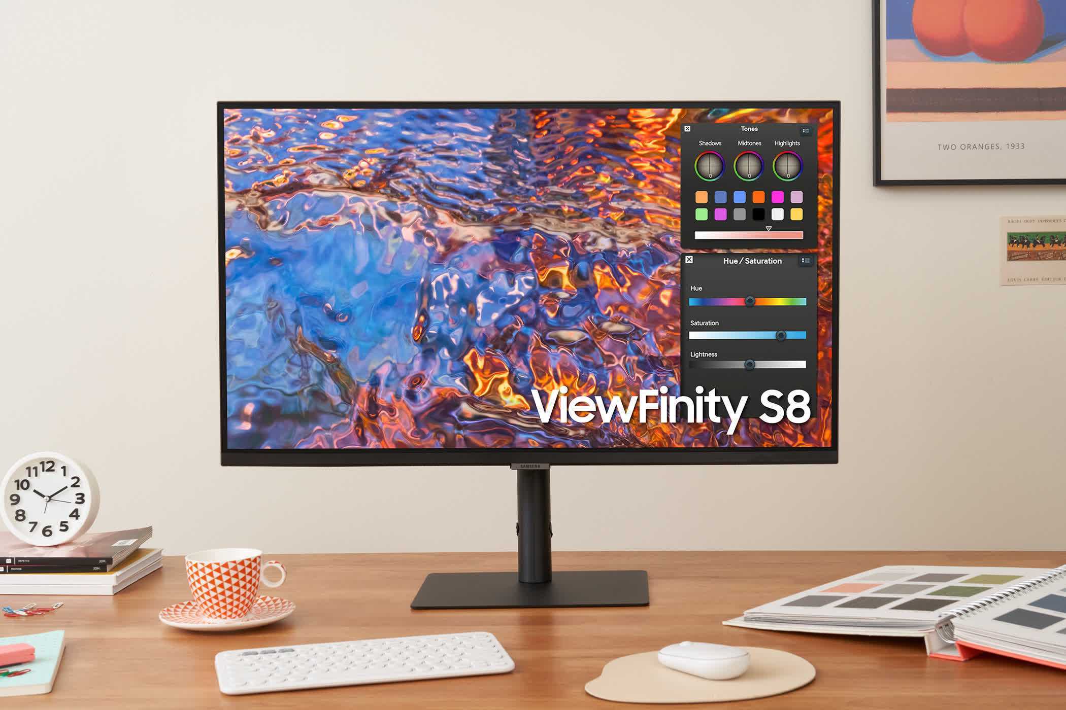 Le Moniteur Haute Résolution Viewfinity S8 De Samsung S'adresse Aux