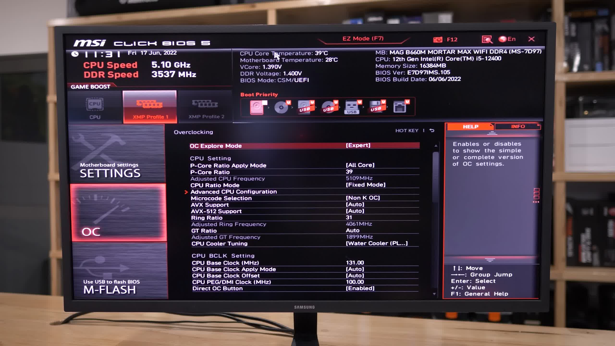 Overclocking des processeurs Intel non-K : Core i3-12100, i5-12400 et i7-12700 9 1655809762 257 Overclocking des processeurs Intel non K Core i3 12100 i5 12400 et i7 12700