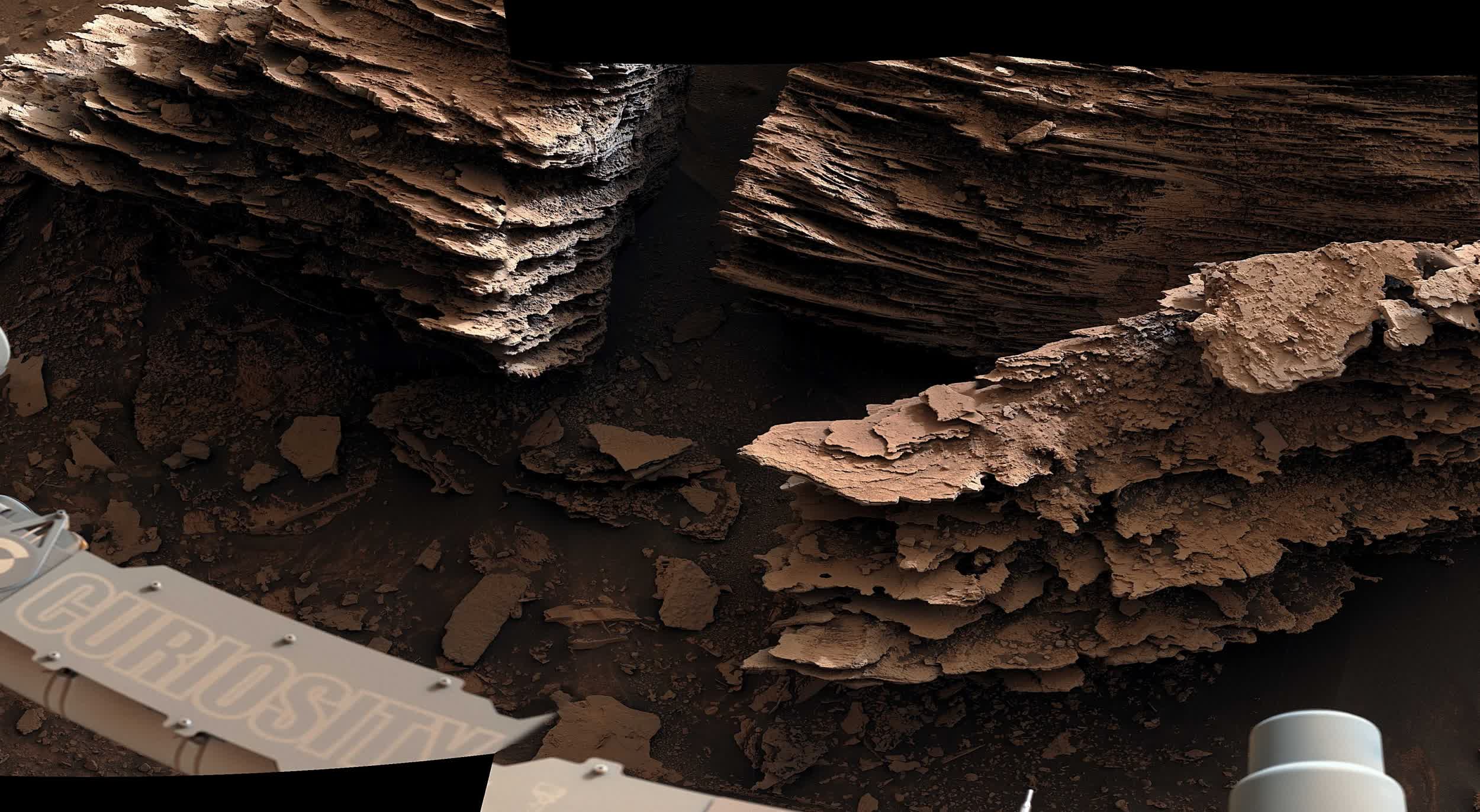 Le Rover Curiosity Trouve Plus De Preuves D'anciennes Régions Aquatiques