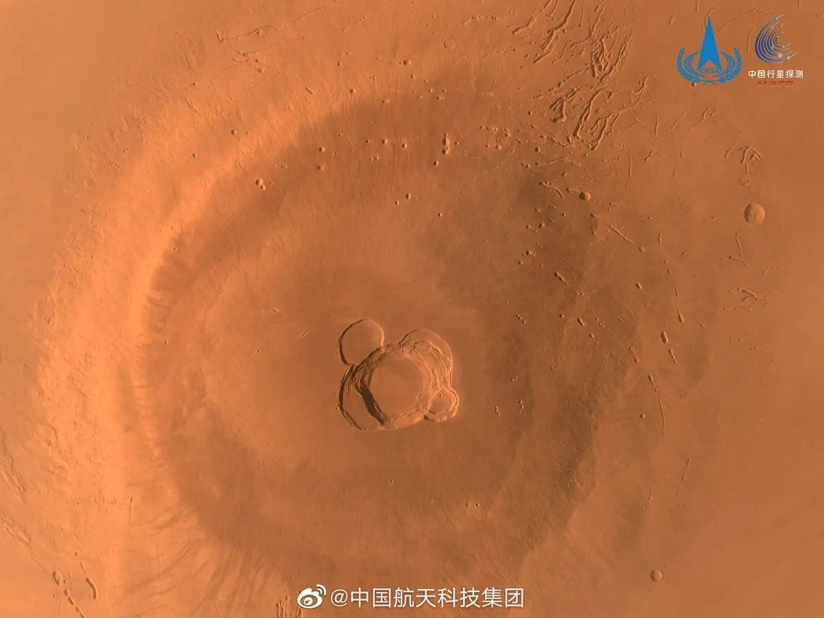 Ascraeus Mons.Crédit : CNSA