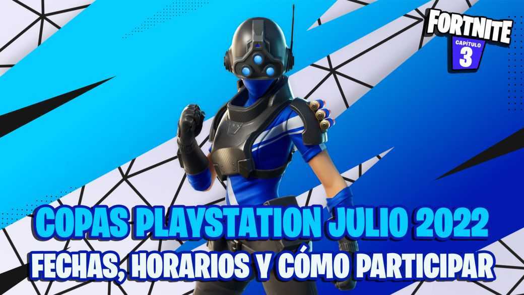 Fortnite Playstation Cups En Juillet 2022 Pour Ps4 Et Ps5