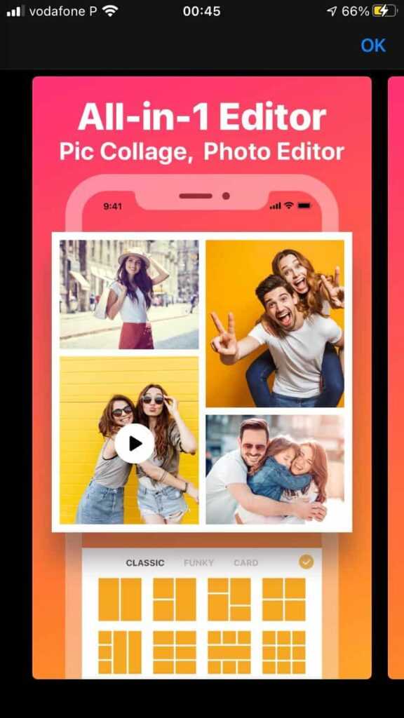 5 applications pour fusionner des photos sur iPhone et iPad 13 App Collage Maker 1