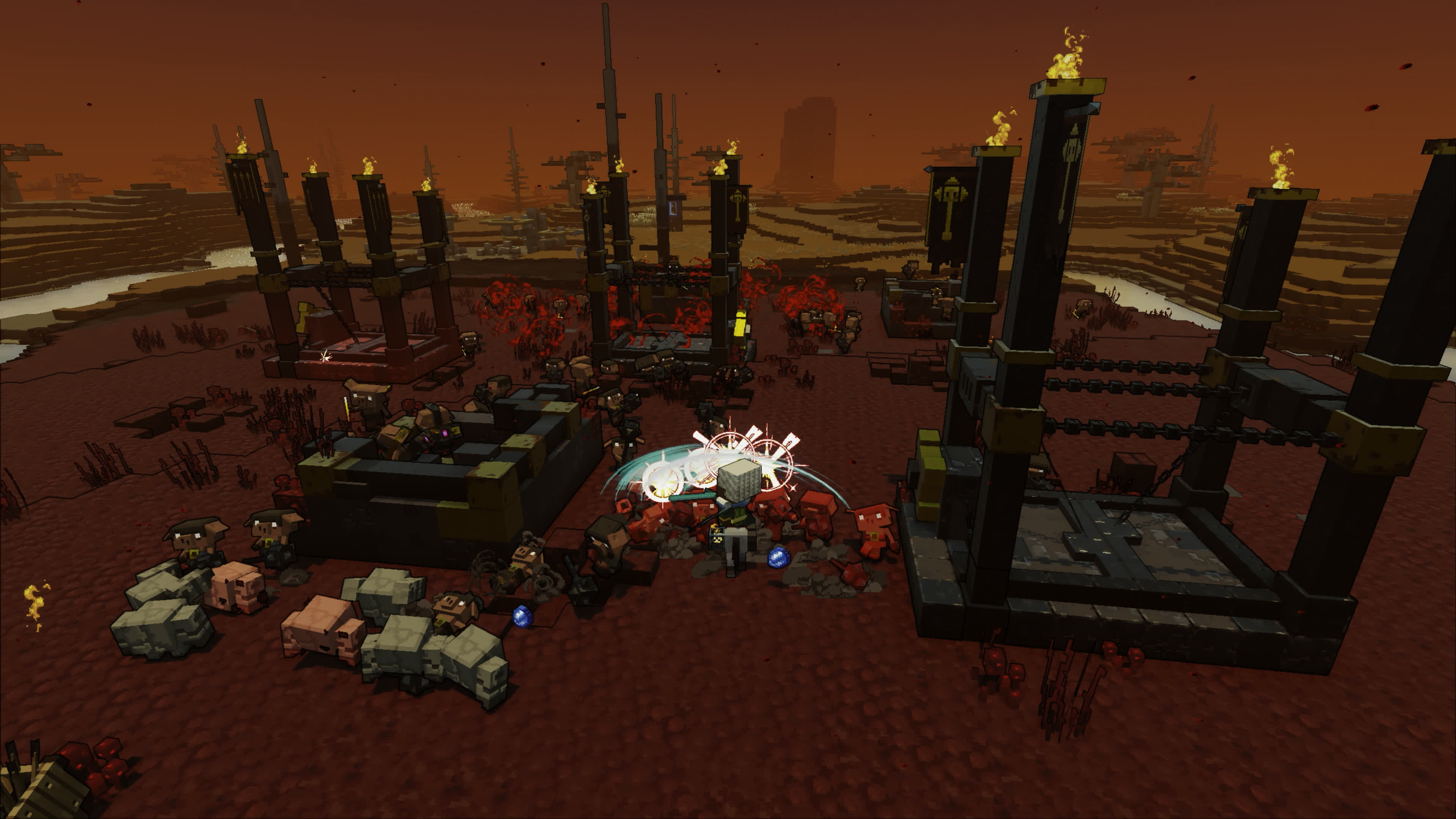 Faites équipe avec des lianes et des zombies dans "Minecraft Legends", qui arrivera en 2023 2 Faites equipe avec des lianes et des zombies dans Minecraft