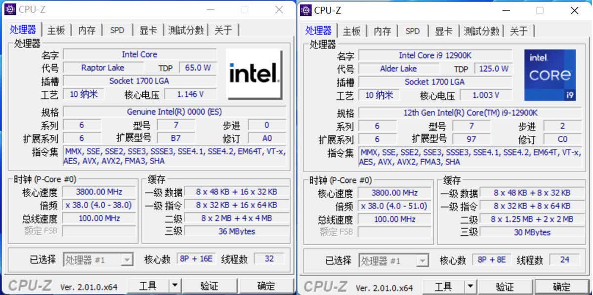 L'échantillon d'ingénierie Intel Core i9-13900 est 20 % plus rapide qu'Alder Lake dans les nouveaux benchmarks 2 Lechantillon dingenierie Intel Core i9 13900 est 20 plus rapide