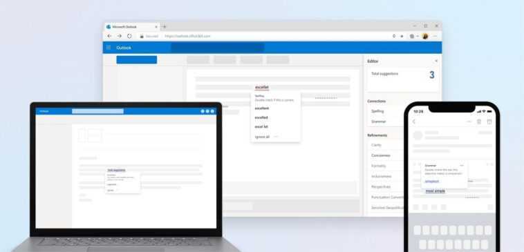 Microsoft Editor atteint les différentes plateformes depuis Outlook 1 Microsoft Editor Atteint Les Différentes Plateformes Depuis Outlook
