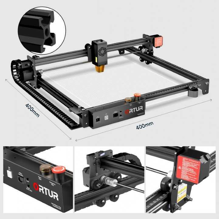Graveur Laser Ortur 10A: La machine pour graver et couper ultra précise en promo 🔥 2 Ortur Laser Master 2 Pro Lu2 10a Construction