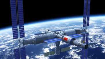 Trois astronautes ont atterri sur la station spatiale chinoise pour la compléter 17 Trois Astronautes Ont Atterri Sur La Station Spatiale Chinoise Pour
