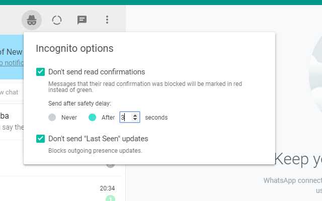 WhatsApp: 6 façons de ne pas apparaître «en ligne» (hors ligne) 6 Waincognito