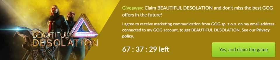 Beautiful Desolation, nouveau jeu gratuit sur GOG ; comment telecharger sur pc 2 Beautiful Desolation Claim Gog