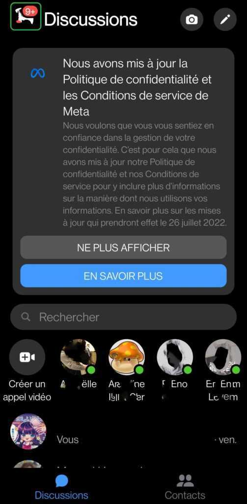 Modifier Son Alertes Messages Facebook Messenger (1)
