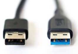 Usb Bleu Noir Blue Black