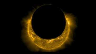 Magnifique éclipse solaire dans l'espace : images captées par la sonde SDO de la NASA 19 Magnifique éclipse Solaire Dans L'espace : Images Captées Par La