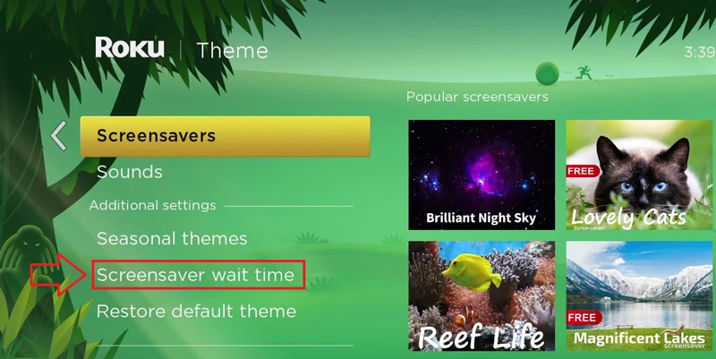 Comment changer l'économiseur d'écran sur Roku