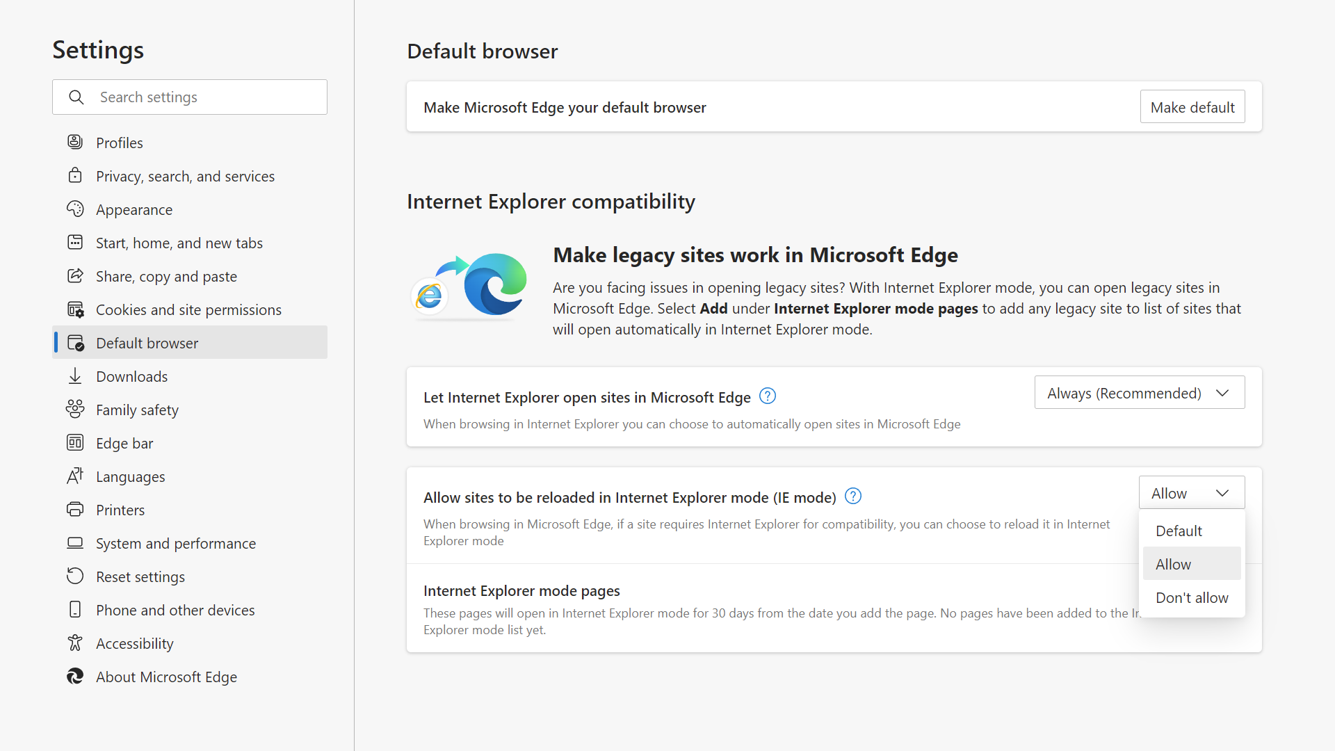 Comment continuer à utiliser Internet Explorer dans Microsoft Edge avec le mode IE 4 1657884308 71 Comment continuer a utiliser Internet Explorer dans Microsoft Edge avec