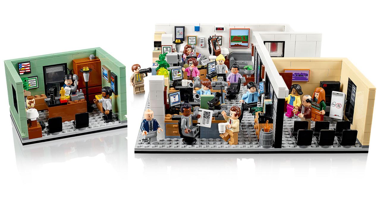 5 superbes ensembles LEGO inspirés de la télévision 4 Le bureau.