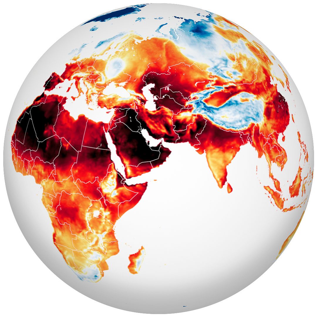 Chaleur extrême et incendies dévastateurs, NASA : "Un signal clair d'émissions humaines" 3 Crédit : NASA