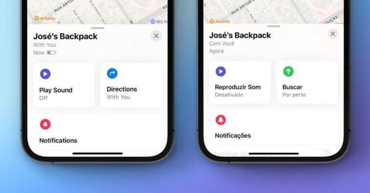 Indicateur de batterie AirTag manquant dans l'application "Find My" après la mise à jour iOS 15.6 1 Indicateur de batterie AirTag manquant dans l'application "Find My" après la mise à jour iOS 15.6