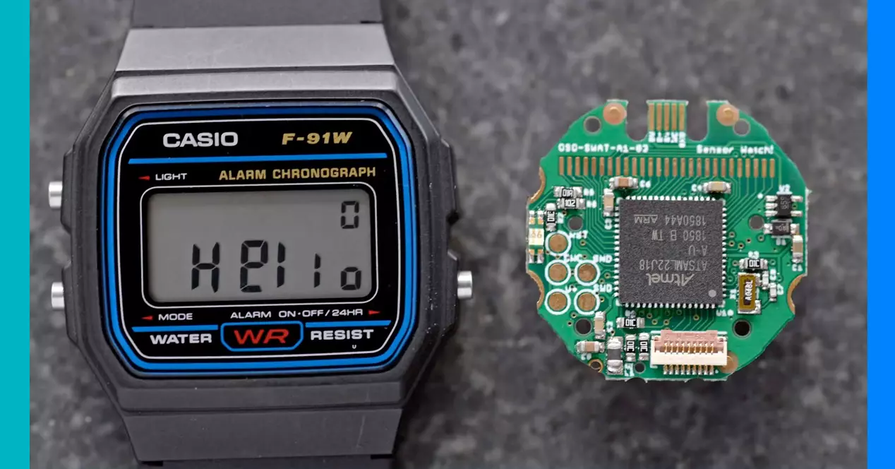Construisez une Casio rétro à partir de zéro avec des fonctionnalités intelligentes 4 montre capteur f91w.jpg