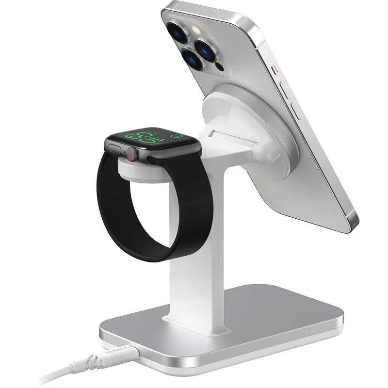 OtterBox 2-in-1 MagSafe Charging Station for iPhone and Apple Watch has slick Pro Display XDR-style design 1658854212 2 La station de charge OtterBox MagSafe 2 en 1 pour iPhone et