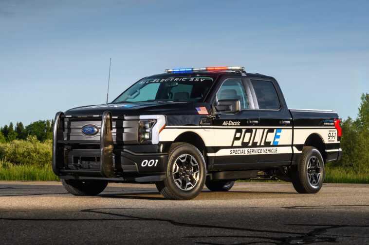 Ford annonce un pick-up F-150 Lightning entièrement électrique à l'usage de la police 1 Ford Annonce Un Pick Up F 150 Lightning Entièrement électrique à L'usage