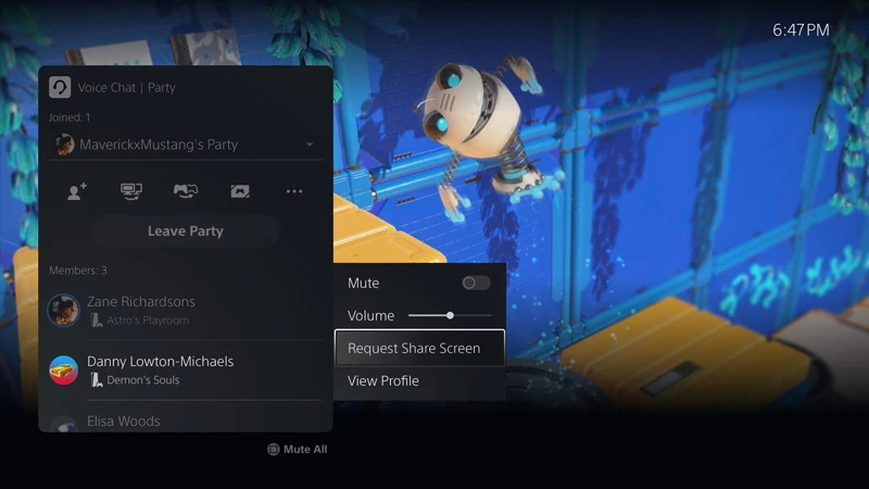 La mise à jour du logiciel PS5 Beta apporte des jeux 1440p, des listes de jeux et plus 8 Partage d'écran ps5 beta