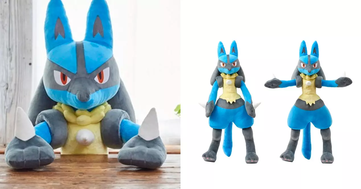 Cette figurine grandeur nature est le rêve d'un fan de Pokémon. 2 peluche-lucario-120cm.jpg
