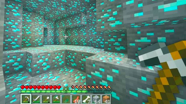 Dans quelle couche se trouve le diamant dans Minecraft