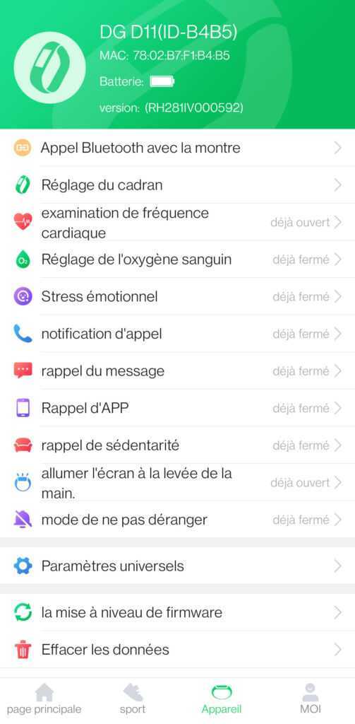 Doogee D11 en Test: La montre connectée sportive et Punk au prix tout doux 17 Doogee D11 Smartwatch Review Test Netcost Security App (5)