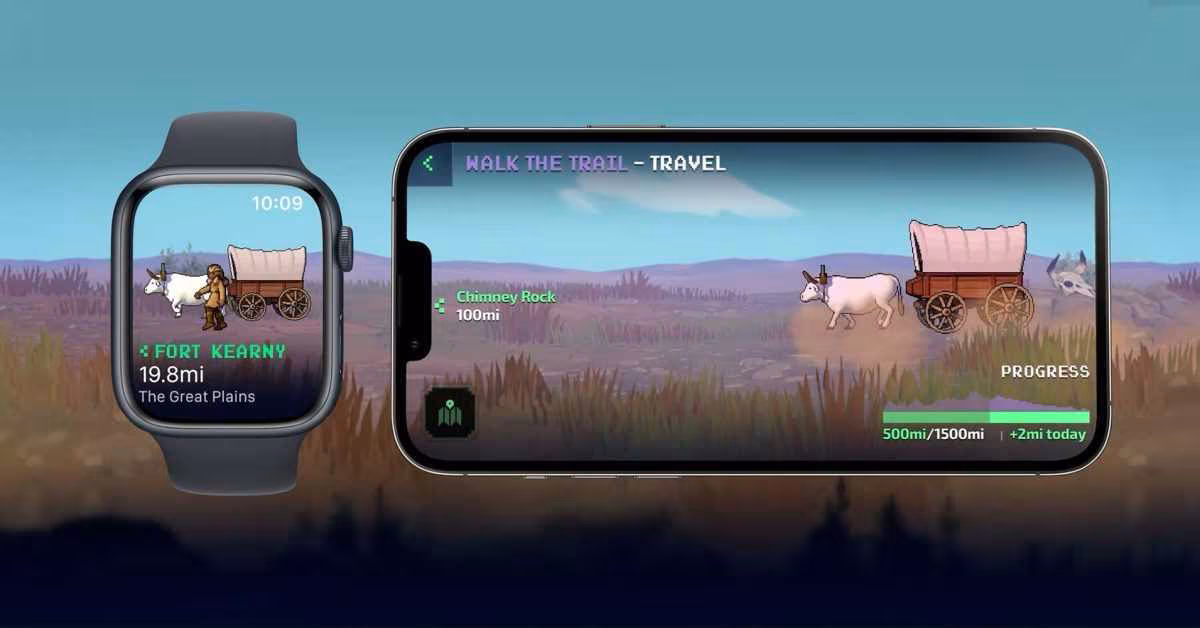 La mise à jour Oregon Trail inclut désormais le suivi des pas avec Apple Watch et s'intègre à l'application Santé 15 La mise à jour Oregon Trail inclut désormais le suivi des pas avec Apple Watch et s'intègre à l'application Santé